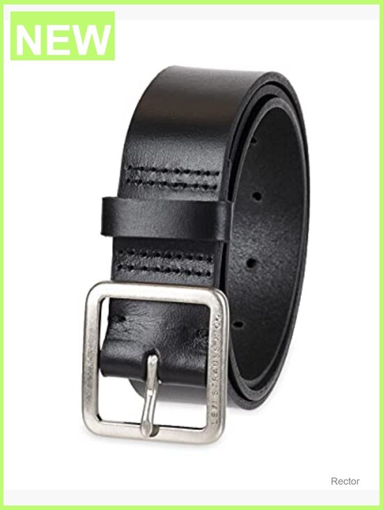 Women\'s Casual Leather Belt with Square Buckle – Stylish Jeans & Dress Belt main image 4